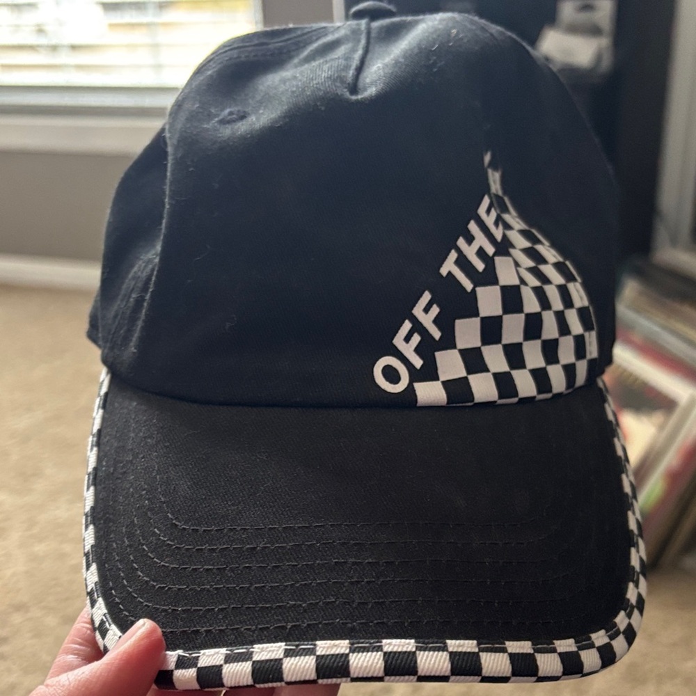 Vans Black and White Checkered Cap